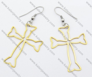 Stainless Steel Line Earrings - KJE050821