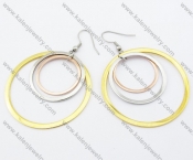 Stainless Steel Line Earrings - KJE050824