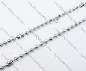 850×6mm Stainless Steel Stamping Necklaces - KJN150045