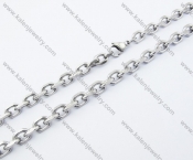 630×7mm Stainless Steel Stamping Necklaces - KJN150046