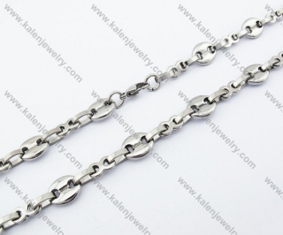 590×11mm Stainless Steel Stamping Necklaces - KJN150119