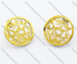 Gold Plating Stainless steel Ear Stud / Ear Nail - KJE050770