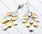 Stainless Steel Plating Earring - KJE050747