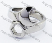 Stainless Steel Wrench Ring - KJR330007