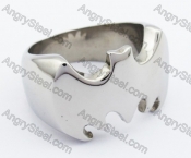 Stainless Steel Bat Ring - KJR330017