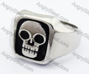 Stainless Steel Skull Ring - KJR330019