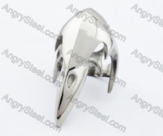 Stainless Steel Eagle / Bird Skull Ring - KJR330038