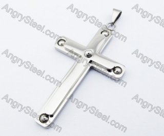 Stainless Steel Cross Pendants - KJP200012