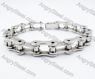 Stainless Steel Motorcycle Chain Bracelet - KJB200124