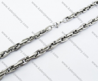 540×8mm Stainless Steel Stamping Necklaces - KJN150139