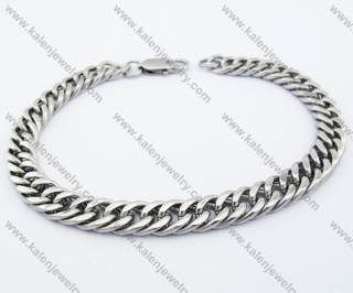 240×11mm Stainless Steel Stamping Bracelets - KJB150041