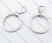 Stainless Steel Cutting Earrings - KJE050834