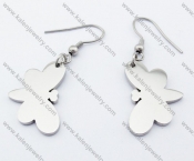 Stainless Steel Smooth Dragonfly Earrings - KJE050839