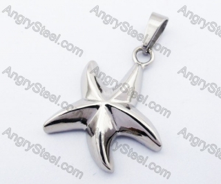 Stainless Steel Starfish Pendant - KJP330001