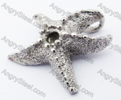 Stainless Steel Starfish Pendant - KJP330003