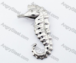 Stainless Steel Hippocampus Pendant - KJP330013