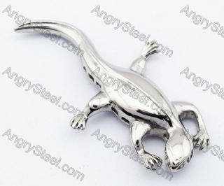 Stainless Steel Monitor lizards Pendant - KJP330020