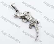 Stainless Steel Crocodile Pendant - KJP330026