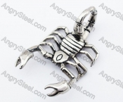 Stainless Steel Scorpion Pendant - KJP330028