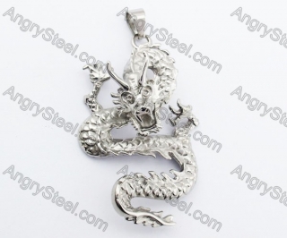 Stainless Steel Dragon Pendant - KJP330031