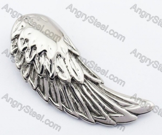 Stainless Steel Angel Wing Pendant - KJP330049