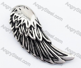 Stainless Steel Angel Wing Pendant - KJP330050