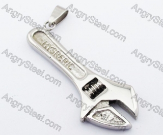 Stainless Steel Wrench Pendant - KJP330064