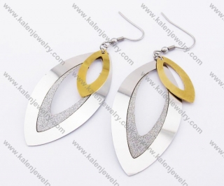 Stainless Steel Gold Plating Earrings - KJE130002