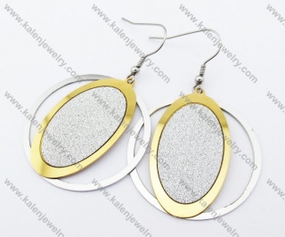 Stainless Steel Gold Plating Earrings - KJE130005