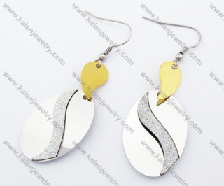 Gold Plating Stainless Steel Earrings - KJE130006