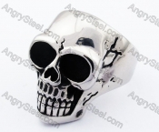 Stainless Steel Skull Ring - KJR330054