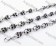 Stainless Steel Necklace & Bracelet Men's Skull Jewelry Set - KJS170001