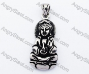 Stainless Steel Buddha Pendant - KJP170143