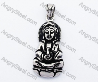 Stainless Steel Buddha Pendant - KJP170143