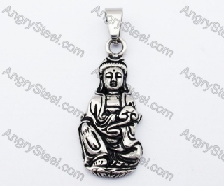 Stainless Steel Buddha Pendant - KJP170146