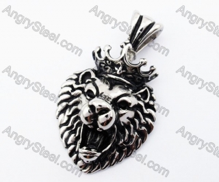 Stainless Steel Lion Pendant - KJP170160