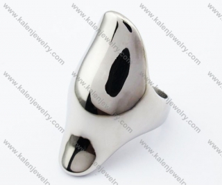 Smooth Stainless Steel Casting Ring - KJR080030