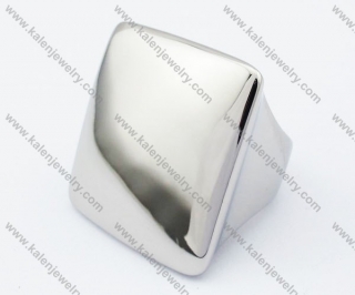 Smooth Stainless Steel Casting Ring - KJR080031