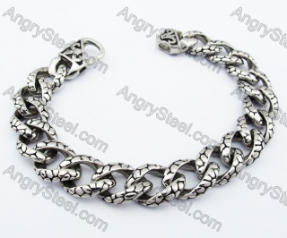 Stainless Steel Biker Bracelet Wholesale - KJB200127