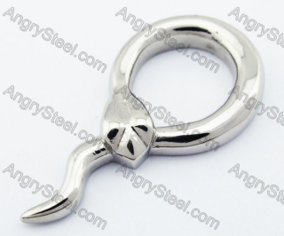 Stainless Steel Snake Pendant - KJP330085