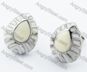 Stainless Steel Casting Earring - KJE330012