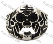 Skull Biker Ring - KJR010082