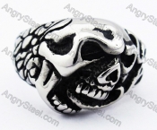 Skull Biker Ring - KJR010105