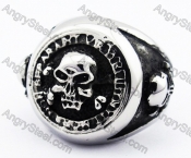 Skull Biker Ring - KJR010107