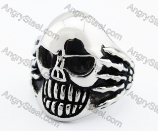 Skull Biker Ring - KJR010186