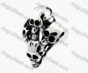 Skull Biker Ring For Men - KJR010188