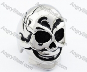 Skull Biker Ring - KJR330040