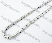 550×8mm Stainless Steel Necklace - KJN100044