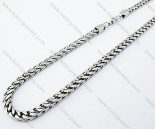 585×5mm Stainless Steel Necklace - KJN100049