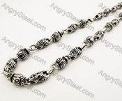 Mens Vintage Biker Necklace - KJN170008